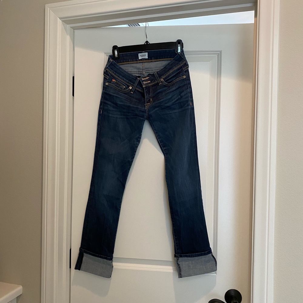 Hudson Jeans Ginny Crop Straight w/ cuff